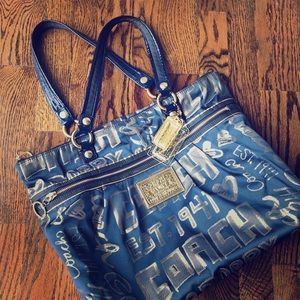 Blue Coach Purse